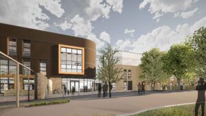 An architect's impression of the new education campus in Fairwater.